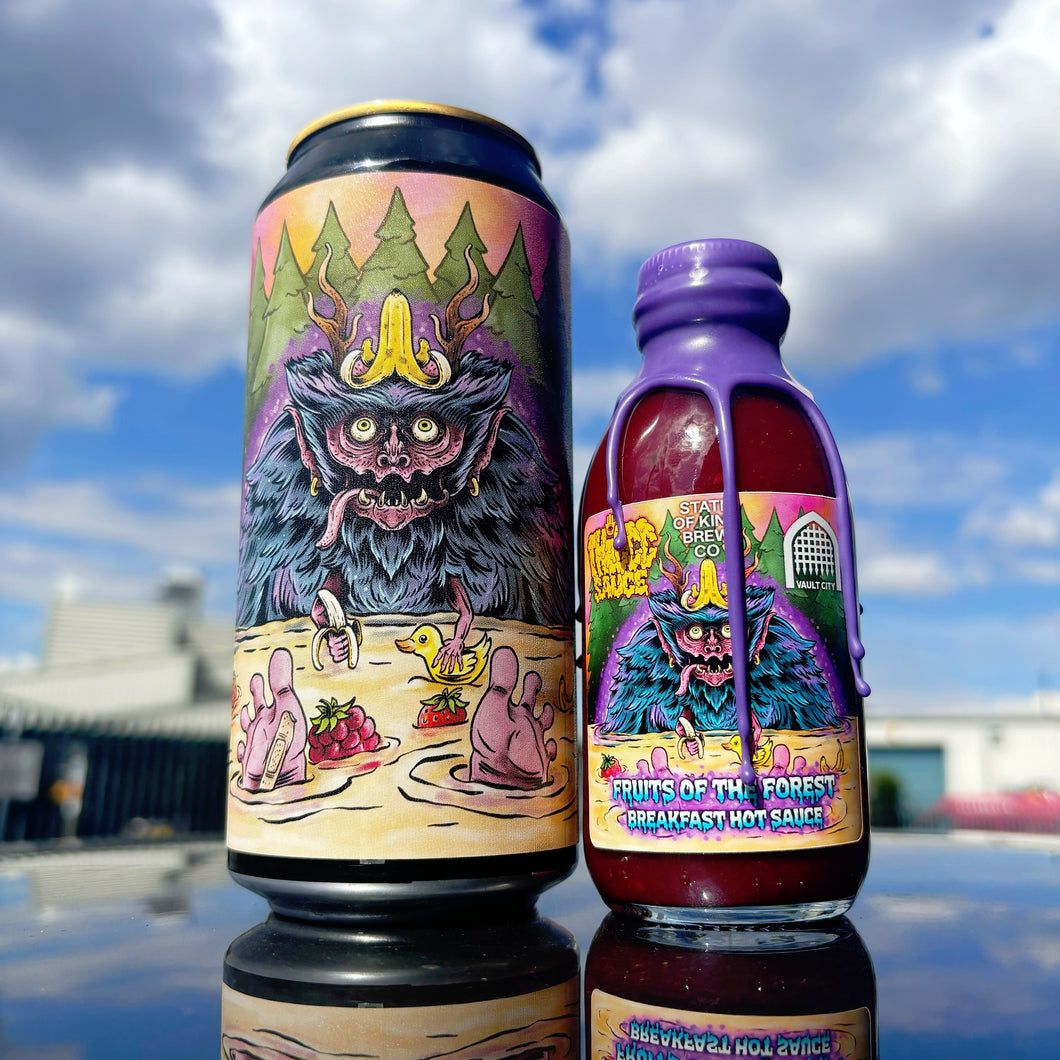 *BUNDLE* FRUITS OF THE FOREST WHITE CHOCOLATE BANANA CRUMBLE & HOT SAUCE (Vault City Collab)